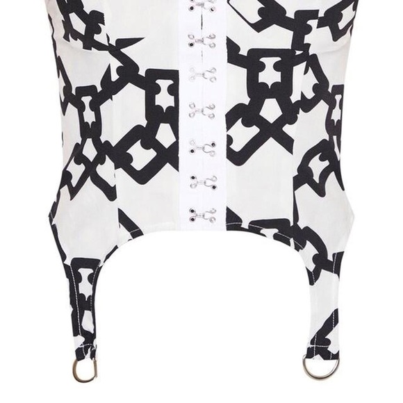 Graphic corset top - Picture 3 of 4